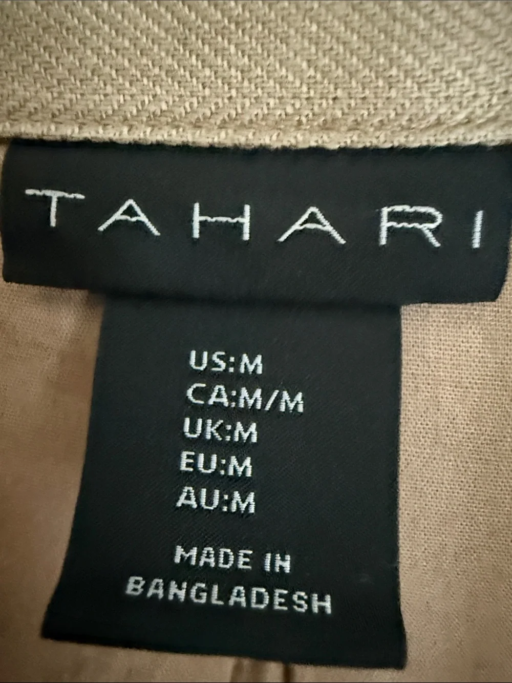 Tahari Womens Linen Safari Field Jacket